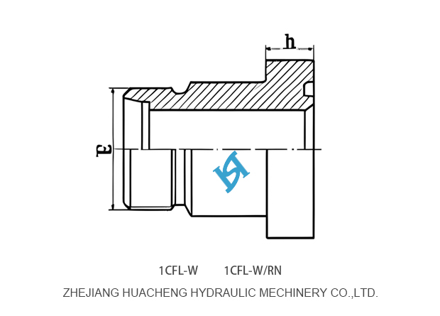 1CFL-W 1CFL-W/RN SAE FLANGE WITH STANDARD SERIES ISO 6162