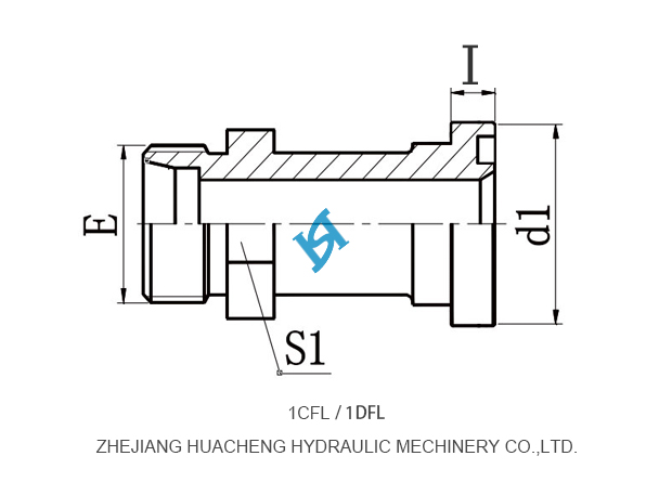 1CFL / 1CFL-RN METRIC MALE BITE TYPE / L-SERIES FLANGE ISO 6162-1