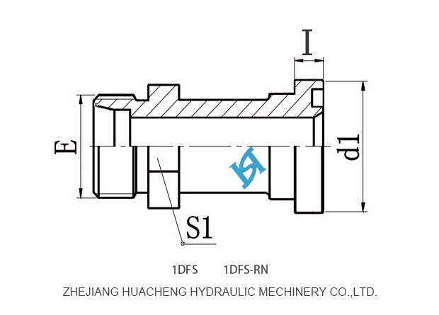 1DFS 1DFS-RN METRIC MALE BITE TYPE / S-SERIES FLANGE ISO 6162-2