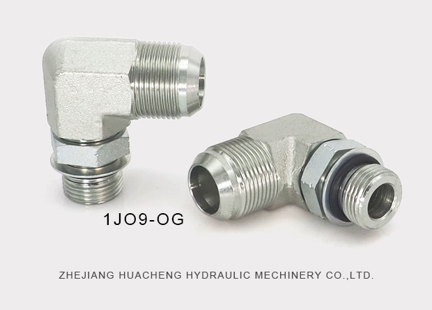 1JO9-OG JIC MALE 74°CONE / LONG SAE O-RING BOSS L-SERIES ISO 11926-3 90°ELBOW