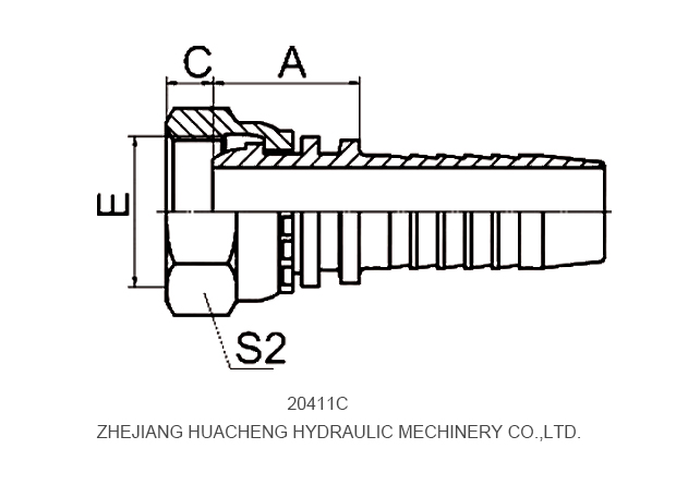 20411C METRIC FEMALE 24° MULTI SEAL L.T.DIN 3868